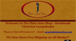 Desktop Screenshot of plainjaneshop.com